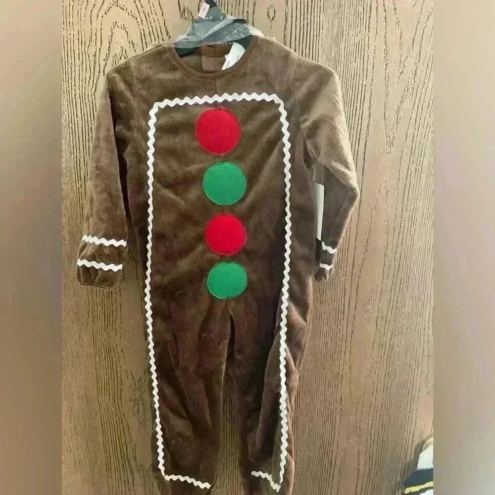 Christmas Holiday Child Gingerbread Costume Size
Toddler 1-2 yrs old NWT